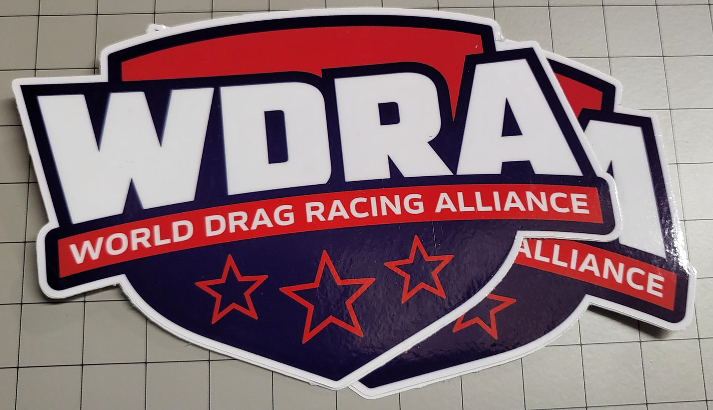 WDRA 3 1/4" x 5" Decal (PAIR)