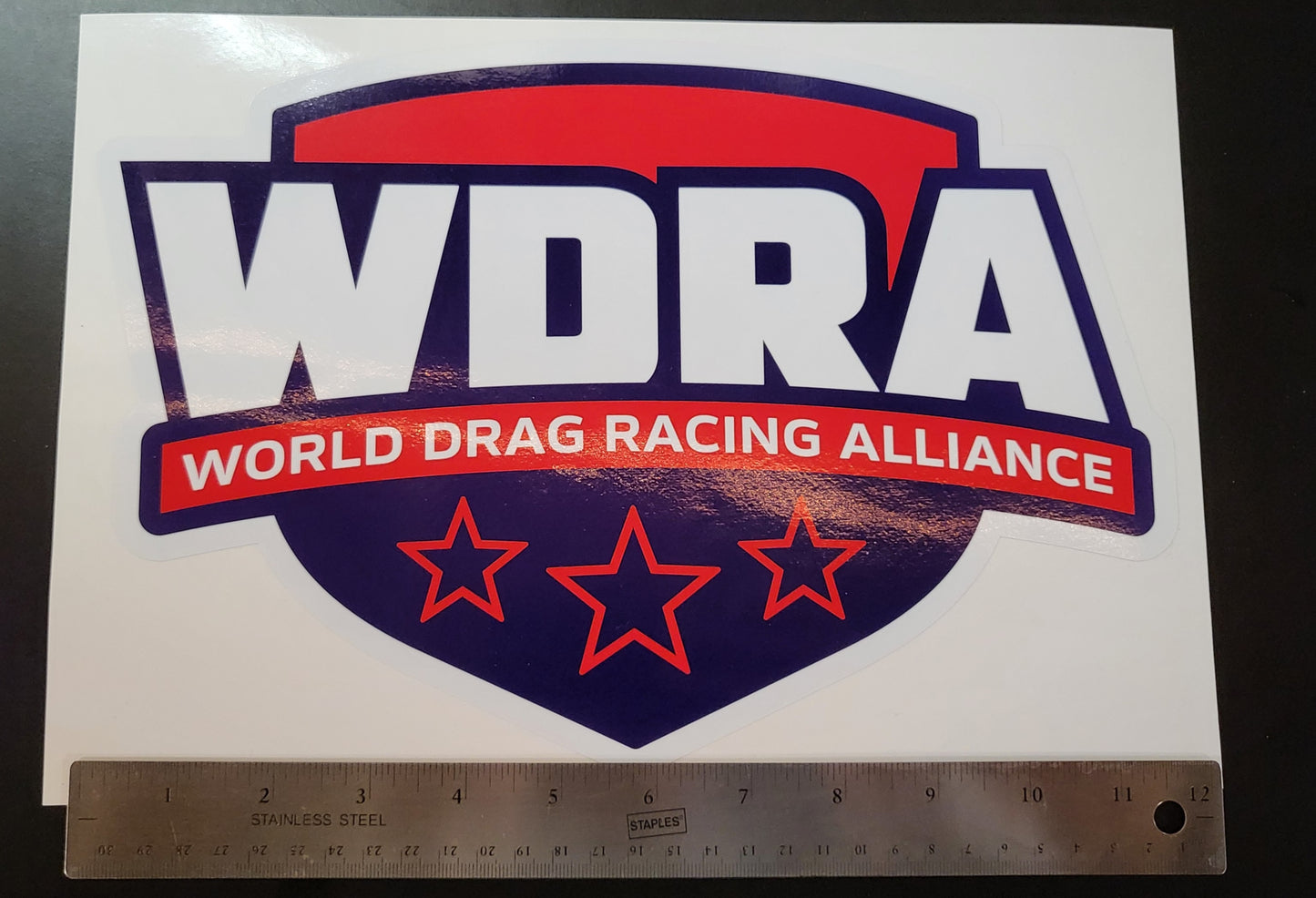 12" x 8" WDRA Decal (SINGLE)