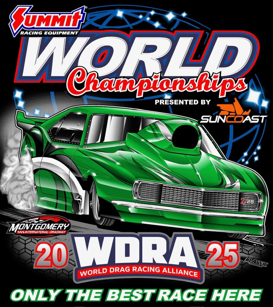 CLEARANCE $10 (3X-Large ONLY) - 2025 WDRA Summit World Championship Event T